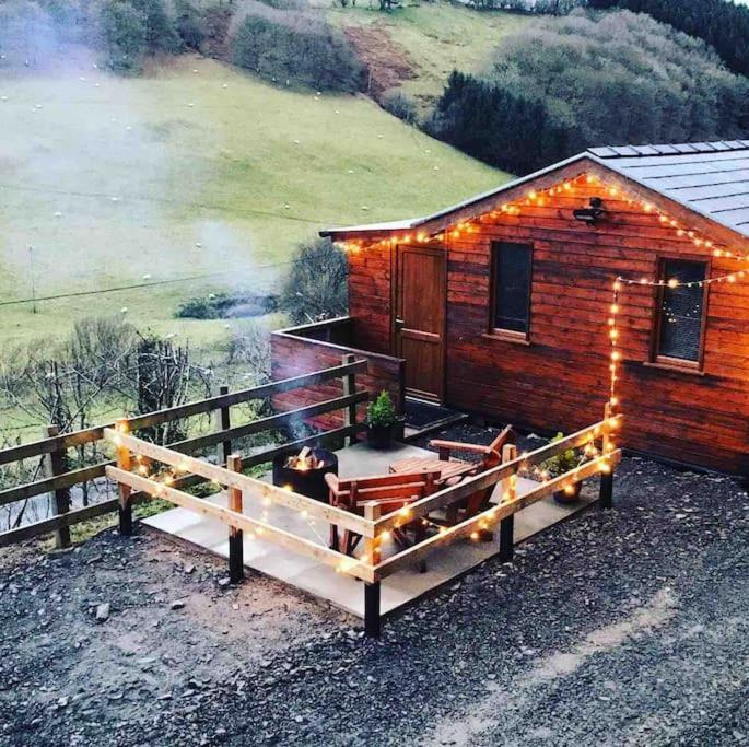 Apartmán Cabin Pren , Darowen , Machynlleth Exteriér fotografie